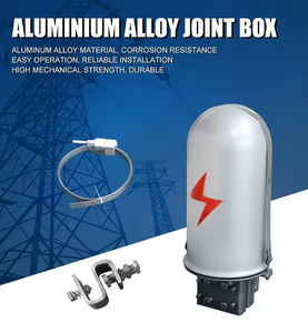 Junta de conector rápido de Metal Qitian, cierre de empalme de cable de fibra óptica aérea FTTH <span class=keywords><strong>para</strong></span> uso en red de montaje en poste y torre - Product Image 6