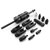 Kit d'extraction d'injecteurs diesel et adaptateur à rampe commune, marteau coulissant, 14 pièces, vente chaude