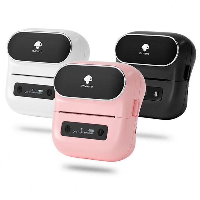 Phomemo M220 Mini Portable Wireless Barcode Label Printer Color Style for Address Color Label Maker Machine