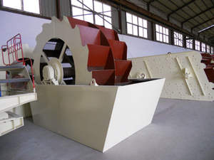 Machine de lavage de sable efficace à petite roue et godet, largement utilisée dans l'exploitation minière en carrière - Product Image 6