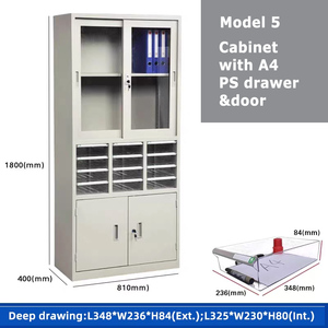 Văn phòng hiệu quả A4 ngăn kéo tủ hồ sơ kim loại lưu trữ dữ liệu & Hợp Đồng chứng từ lưu trữ có thể khóa cho dễ dàng tổ chức tập tin - Product Image 5