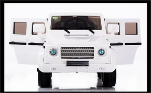 2-4岁女孩的儿童电动骑乘汽车12v开门许可证式遥控塑料和EVA车轮 - Product Image 2