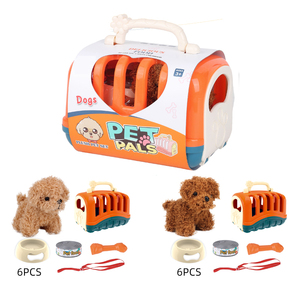 Juguetes Educativos, Jaula Veterinaria de Plástico, Juego de Roles, Juguetes para el Cuidado de Mascotas, Juguete de Peluche para Perros - Product Image 4