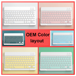 Custom logo portable rechargeable slim 78kyes ABS Wireless <b>bluetooth</b> <b>Keyboard</b> for imac A1314 - Product Image 3