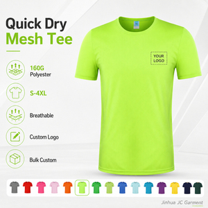 <span class=keywords><strong>Camiseta</strong></span> Deportiva Transpirable <span class=keywords><strong>de</strong></span> Malla <span class=keywords><strong>de</strong></span> Poliéster <span class=keywords><strong>de</strong></span> 160 g para Hombre, con Logotipo Personalizado al por Mayor, Secado Rápido, <span class=keywords><strong>Verde</strong></span> Fluorescente, <span class=keywords><strong>Camiseta</strong></span> <span class=keywords><strong>de</strong></span> Gimnasio OEM - Product Image 1