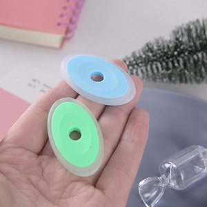 Gomme ovale en plastique pour stylos gel, couleurs mélangées aléatoirement - Product Image 4