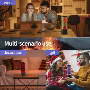Productos novedosos Precio de fábrica Luz nocturna Luces de volcán en movimiento Acuario Lámparas pequeñas Lámpara que cambia de color Regalo para niños Lámpara de mesa - Product Image 5