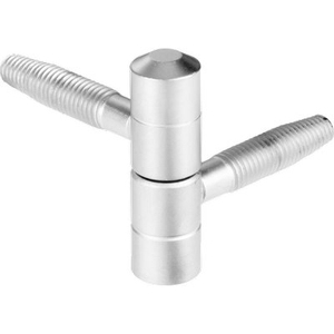 BISAGRA TIPO ANUBA 119 AGB ACERO NIQUELADO MM13 - Product Image 1