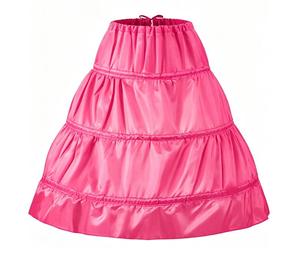 Nouvelle <span class=keywords><strong>jupon</strong></span> enfant uni, coupe trapèze, 3 cerceaux, une couche, crinoline pour enfant, avec bordure en dentelle, sous-jupe de robe, taille élastique pour enfants - Product Image 6