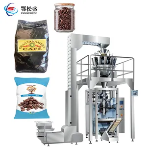 Full Automatic Coffee Bean Multi Head Weight And Filling Machine Choocate Grain Bagging Sealer And Pack Machine For Granule