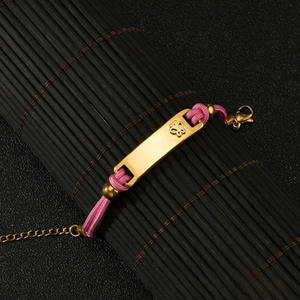 Bracelets personnalisés en acier inoxydable <span class=keywords><strong>avec</strong></span> nom de bébé, cœur creux, lune, papillon, hommes, femmes, garçon, fille, gravure de nom sur <span class=keywords><strong>bracelet</strong></span> - Product Image 5