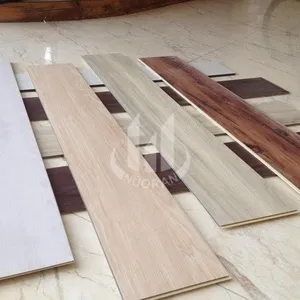 Durable New Tech Interior Exterior Flexible Decorative Material 4 " x36" Dry-back PVC Floor Tile