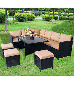 7 <span class=keywords><strong>asientos</strong></span> muebles <span class=keywords><strong>de</strong></span> <span class=keywords><strong>patio</strong></span> al aire libre al por mayor 3 <span class=keywords><strong>sillas</strong></span> jardín PE ratán sofá conjunto con mesa <span class=keywords><strong>para</strong></span> <span class=keywords><strong>patio</strong></span> - Product Image 1