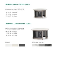 Conjunto de Sofás Modernos para Patio y Jardín Express Garden, 5 Piezas, Muebles de Aluminio para Exteriores, Espuma de Alta Densidad, Impermeables, para Villa o Parque