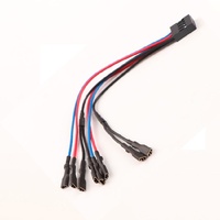 Cable de interruptor de encendido/apagado para PC Yeasion, doble botón, arnés de cableado para chasis de ordenador, luz LED, para motocicleta y automóvil