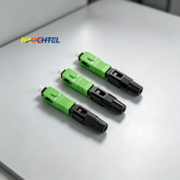 Conector de Fibra Óptica SC APC para Red de Acceso de Banda Ancha FTTH, Conector Rápido de Fibra Óptica