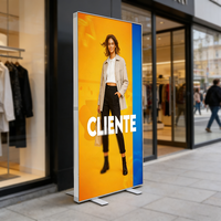 Murs d'affichage rétroéclairés pour salons professionnels, murs arrière portables éclairés, boîte à lumière publicitaire LED, mur publicitaire en tissu