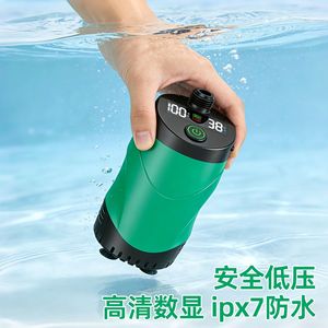 Bomba de ducha portátil para exteriores, 6800 Ma, no requiere electricidad, para acampar, mascotas, sitios de construcción, baño - Product Image 3