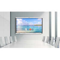 55-Inch Interactive Digital Whiteboard Smart Board Display Flat Panel Touch Screen for Classroom & Conference Interactive Boards