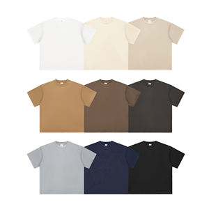 T-shirt blanc uni pour hommes T-shirt blanc imprimé de haute qualité 100% coton personnalisé et surdimensionné - Product Image 2