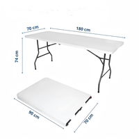 Table et chaise pliantes extérieures portatives avec la caractéristique de levage pour l'usage de stalle de ménage