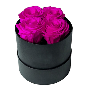 Scatola cilindrica di lusso in cartone per la spedizione di rose, confezione regalo di San Valentino, scatole per fiori. - Product Image 2