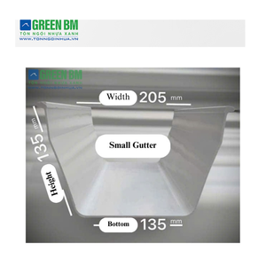 Système de drainage d'eau pour toiture en PVC, durable et étanche, fabriqué au Vietnam, service personnalisé OEM ODM, abordable - Product Image 6