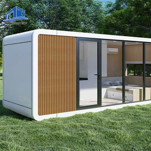 Maison Modulaire de Luxe 20Ft 30Ft 40Ft, Hôtel Capsule Préfabriqué, Cabine Apple, Maison Conteneur en Promotion pour <span class=keywords><strong>Location</strong></span> Commerciale et Hébergement - Product Image 4