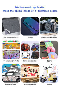 גבוהה tack עצמי דבק ויניל לבן בפורמט גדול pvc אוויר בועת חומר פוסטר להדפסה מבריק עבור פוסטרים המכונית - Product Image 4