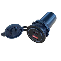 Chargeur rapide USB-C personnalisé avec logo, prise USB de type A QC3.0 pour voiture, camping-car, bateau, VTT, moto, camion