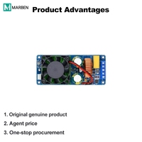 Circuit intégré amplificateur audio de classe D IRS2092S SOIC-16, 500W, modulateur PWM haute tension pour audio professionnel