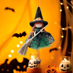 Decoración <span class=keywords><strong>de</strong></span> Bruja, Adorno <span class=keywords><strong>de</strong></span> Halloween con Temática <span class=keywords><strong>de</strong></span> Bruja, Decoraciones Colgantes <span class=keywords><strong>de</strong></span> Bruja Espeluznantes para Jardín, Decoración Espeluznante para Casa Encantada - Product Image 6