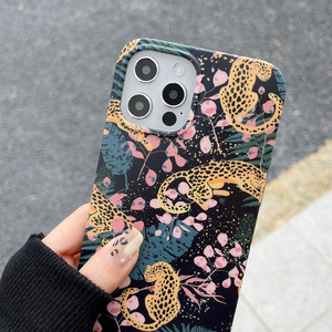 Custodia per telefono verniciata leopardata INS Jungle per <span class=keywords><strong>iPhone</strong></span> 14 14Pro 13 12 <span class=keywords><strong>11</strong></span> <span class=keywords><strong>Pro</strong></span> XS <span class=keywords><strong>Max</strong></span> X XR custodia morbida in Silicone tigre bianca per cartoni animati - Product Image 5