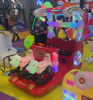 Voitures tamponneuses électriques personnalisées 4 places pour enfants et adultes, idéales pour les parcs d'attractions et les centres de divertissement