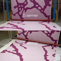 Usine Dsermer Vente en gros de tapis haut matelassé personnalisé rose mur à mur Rouleau de hall d'hôtel Alfombra