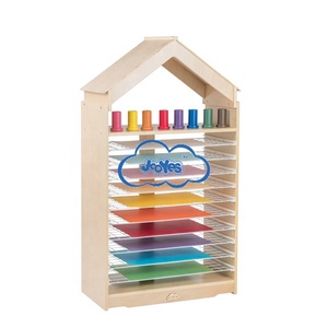 Meubles de nurserie modernes, étagère à livres pour enfants, bois écologique pour l'école et le salon - Product Image 6