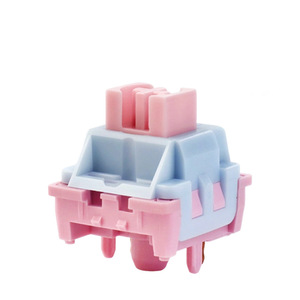 ชุดสวิตช์คีย์บอร์ดแบบ Hot-Swap 5 พิน แบบ Linear พร้อมสารหล่อลื่นจากโรงงาน ระบบสัมผัสเบา/เสียงไพ่นกกระจอก คีย์แคปแบบกำหนดเอง สำหรับของเล่น Fridget - Product Image 1