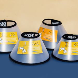 <span class=keywords><strong>Collar</strong></span> de Recuperación para Mascotas al por Mayor, OEM ODM, <span class=keywords><strong>Collar</strong></span> Ajustable de Plástico, Antiarañazos, Antilamido, Cono Postoperatorio para Mascotas Pequeñas, Medianas y Grandes - Product Image 2