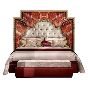 OE-FASHION изготовленные на заказ античная твердая деревянная кровать элегантный дизайн Античная Европейский стиль, мебель для спальни