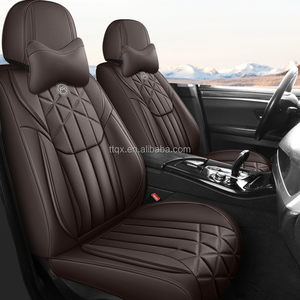 Coprisedili in Pelle Traspirante Universali per 5 Posti, Compatibili con <span class=keywords><strong>Renault</strong></span> <span class=keywords><strong>Clio</strong></span>, Megane, Captur, Kadjar, Arkana, Set Completo per Uso Familiare - Product Image 2