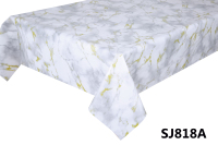 Nappe de table en plastique imperméable et résistante à l'huile, design marbre, PVC