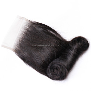 Hot Bán Funmi Tóc Đôi Rút Ra Tóc Con Người Đóng Cửa Trứng Curl Bó Với Đóng Cửa Huyền Diệu Curl Tóc Gia Hạn - Product Image 1