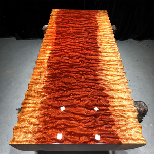 Table en bois massif de luxe en <span class=keywords><strong>bubinga</strong></span> avec bordure brute - Product Image 5