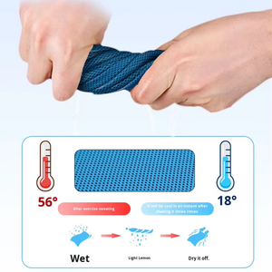 पुरुषों की महिला फिटनेस के लिए अनुकूलित कोल्ड सेंसेशन कूलिंग स्पोर्ट्स हेडबैंड, योग पसीने को अवशोषित करने वाली गैर-पर्ची - Product Image 2