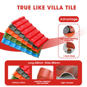 Tuile de toiture en PVC/ASA imperméable à prix d'usine pour écoles, ignifuge et résistante au vent, entièrement personnalisable, commandes en gros disponibles - Product Image 4