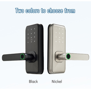 Serrure intelligente à empreintes digitales Bock M1, serrure de porte numérique intérieure avec déverrouillage par mot de passe et empreinte digitale pour la sécurité domestique - Product Image 4