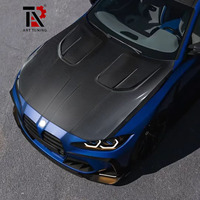 Kit de conversion de capot moteur en fibre de carbone humide de style nouveau pour BMW G80 G82 M3 G83 M4