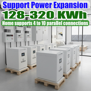 Batterie QSO 32 kWh 4nrgy PL 51.2V 32 kWh 30 kW 2 avec BMS JK <span class=keywords><strong>16S</strong></span> 300A / MB56 628Ah 32 kW 30 kWh 48V Pack de batteries au lithium LiFePO4 Akku - Product Image 5
