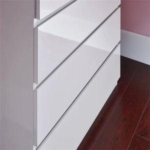 Armoire à 5 tiroirs <span class=keywords><strong>DECOHOME</strong></span> en bois manufacturé avec glissières métalliques pour salon et chambre à coucher, directement de l'usine - Product Image 4