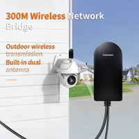 Nuevo Puente de Red Inalámbrico para Exteriores de 2.4GHz y 300Mbps, CPE / Punto de Acceso WiFi
